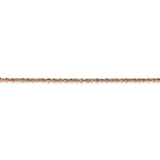 14K Rose Gold 1.7mm Ropa Chain Anklet-WBC-RSC28-10
