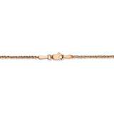 14K Rose Gold 1.7mm Ropa Chain-WBC-RSC28-16