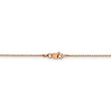 14k Rose Gold 1.0mm Box Chain-WBC-RSC3-20