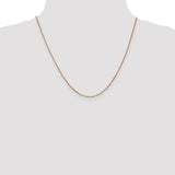 14k Rose Gold 1.0mm Box Chain-WBC-RSC3-20