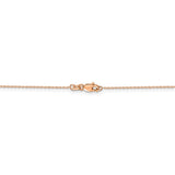 14k Rose Gold .8mm D/C Cable Chain-WBC-RSC32-18