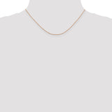 14k Rose Gold .8mm D/C Cable Chain-WBC-RSC32-16