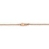 14k Rose Gold 1.10mm Box Chain-WBC-RSC33-24