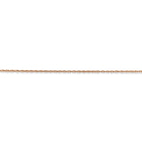 14k Rose Gold .8mm Baby Rope Chain-WBC-RSC35-24