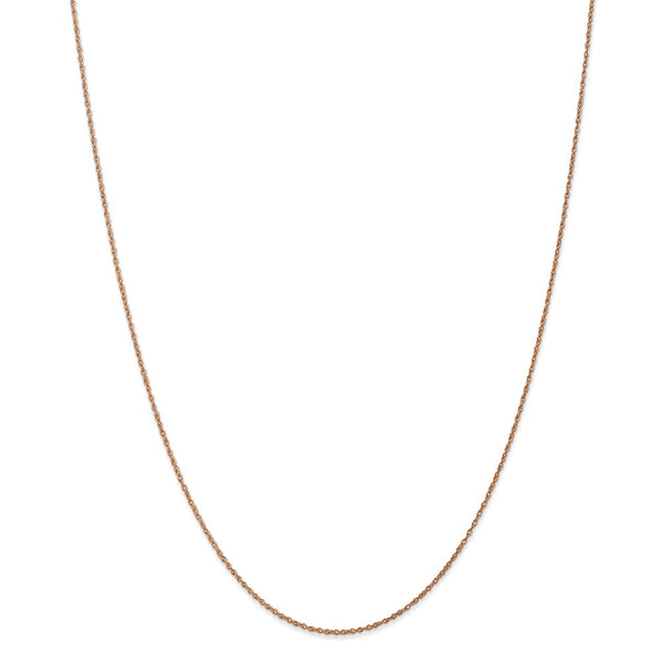 14k Rose Gold .8mm Baby Rope Chain-WBC-RSC35-24