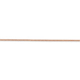 14k Rose Gold 1.3mm Box Chain-WBC-RSC36-18