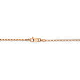 14k Rose Gold 1.3mm Box Chain-WBC-RSC36-16