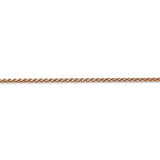 14k Rose Gold 1.8mm D/C Spiga Chain-WBC-RSC37-18