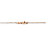 14k Rose Gold 1.00mm D/C Spiga Chain-WBC-RSC4-24