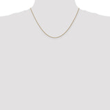 14k Rose Gold 1.00mm D/C Spiga Chain-WBC-RSC4-18