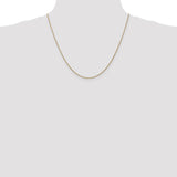 14k Rose Gold 1.00mm D/C Spiga Chain-WBC-RSC4-20