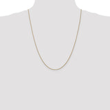 14k Rose Gold 1.00mm D/C Spiga Chain-WBC-RSC4-24