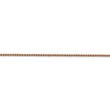 14k Rose Gold 1.2mm D/C Spiga Chain-WBC-RSC5-18