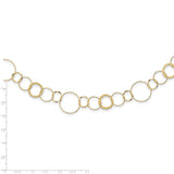 14K Yellow Combo Circle Chain-WBC-SF1668-24