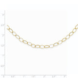 14k Oval Link Necklace-WBC-SF1848-18
