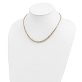 14k Polished Fancy Link Necklace-WBC-SF2414-17.5