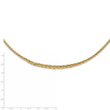 14k Polished Fancy Link Necklace-WBC-SF2414-17.5