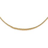 14k Polished Fancy Link Necklace-WBC-SF2414-17.5