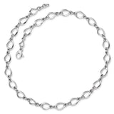 14k White Gold Fancy Link 18in Necklace-WBC-SF2418-18