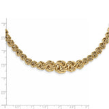 14k Polished Fancy Link 17.5in Necklace-WBC-SF2476-17.5