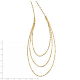 14k Polished Fancy Necklace-WBC-SF2491-19.5