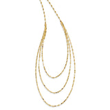 14k Polished Fancy Necklace-WBC-SF2491-19.5