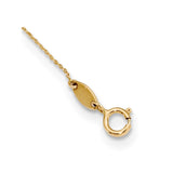 14k Polished 3 Strand w 2in Extension Drop Bar Necklace-WBC-SF2493-16