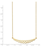 14K Polished Fancy Necklace-WBC-SF2657-18