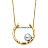 14K Two-tone Necklace-WBC-SF2660-17