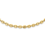 14K Yellow Polished Fancy Link Necklace-WBC-SF2799-18