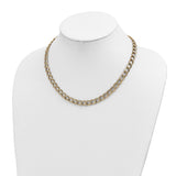 14K Polished Link Necklace-WBC-SF2805-18