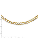 14K Polished Link Necklace-WBC-SF2805-18