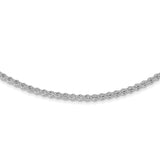 14K White Gold Polished Fancy Link Necklace-WBC-SF2812W-18.25