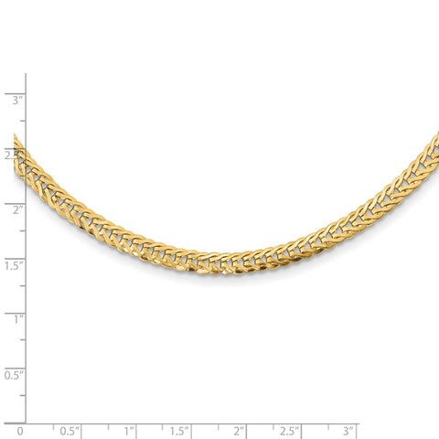 14k Polished Fancy Link 17in Necklace-WBC-SF2815-17