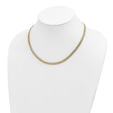 14K Polished Fancy Necklace-WBC-SF2817-18