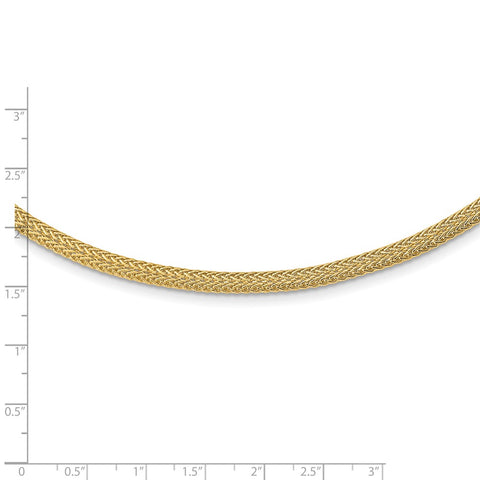 14K Polished Fancy Necklace-WBC-SF2817-18