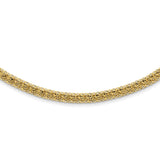 14K Polished D/C Fancy Link Necklace-WBC-SF2837-18