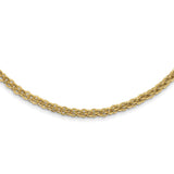 14K Polished Fancy Link Necklace-WBC-SF2840-18.5