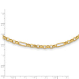 14K Polished Fancy Link Necklace-WBC-SF2845-18