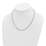 14K Polished Fancy Link Necklace-WBC-SF2853-18