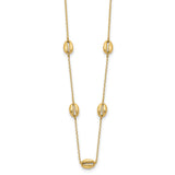 14k 5-Station Shell 18in Necklace-WBC-SF2895-18