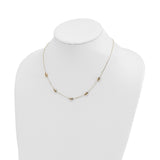 14k 5-Station Shell 18in Necklace-WBC-SF2895-18