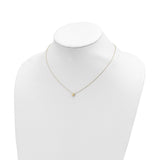 14k Polished Puffed Moon 16.5in Necklace-WBC-SF2899-16.5