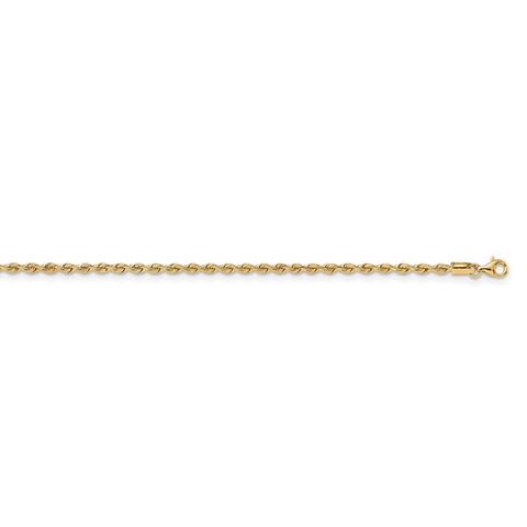 14k 2.55mm Silky Quintuple Rope Chain-WBC-SKR021-24