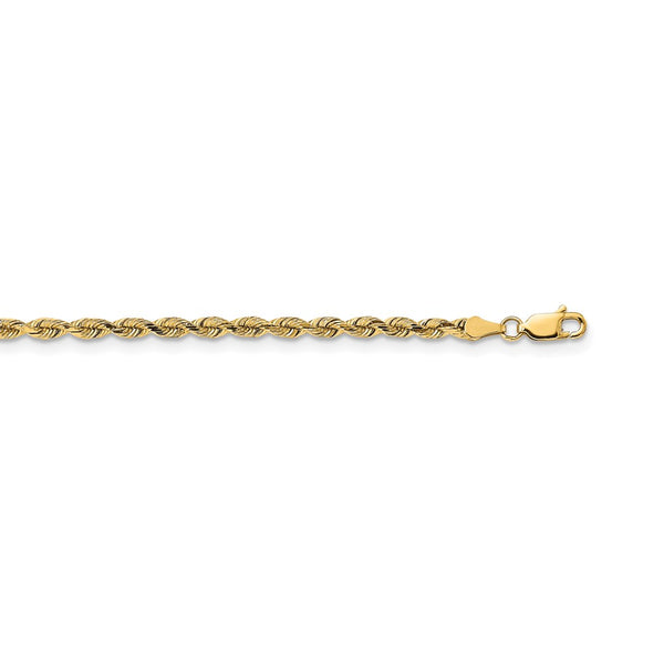 14k 3mm D/C Silky Quintuple Rope Chain-WBC-SKRD025-20