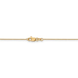 14k .65mm Round Snake Chain-WBC-SNA050-16