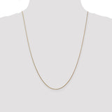 14k .8mm Round Snake Chain-WBC-SNA060-24