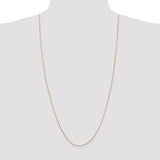 14k .9mm Round Snake Chain-WBC-SNA080-30