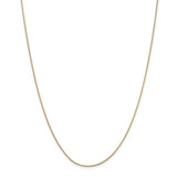 14k .9mm Round Snake Chain-WBC-SNA080-24