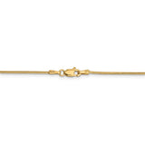 14k 1.1mm Round Snake Chain-WBC-SNA100-18